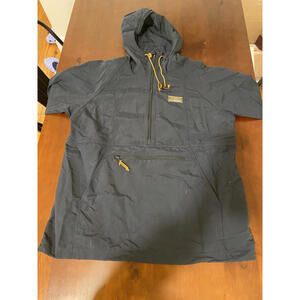 L.L.Bean Men's Medium Regular Nylon Hooded Pullover Jacket